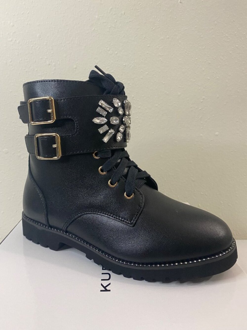 NWT Kurt Geiger London Stoop Boot - Little Girls / Big Girls - Black / Size 4M - Picture 4 of 16